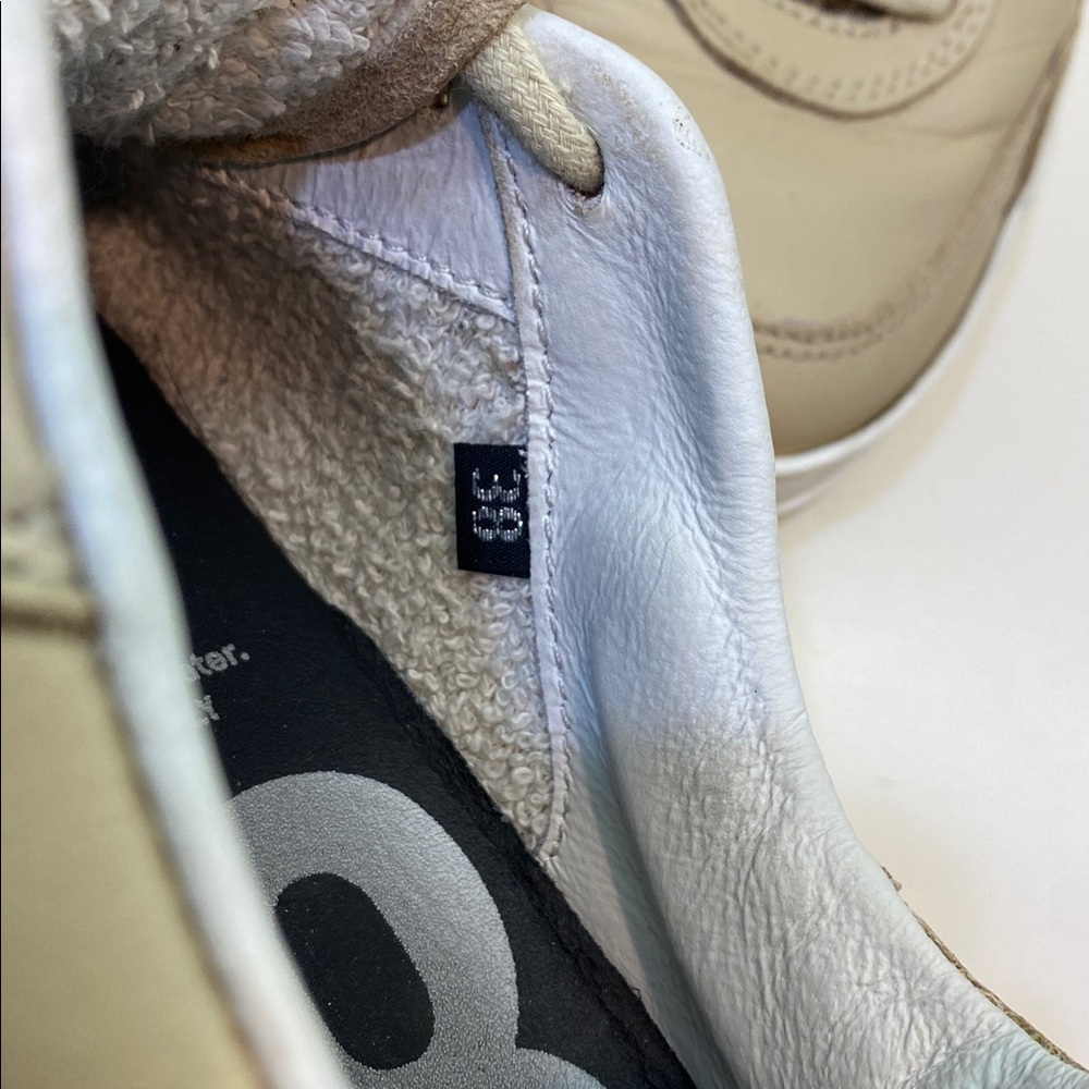 P448 Sneaker Low Top Lace Up Tan & Rose Gold EU 38 - Picture 9 of 11
